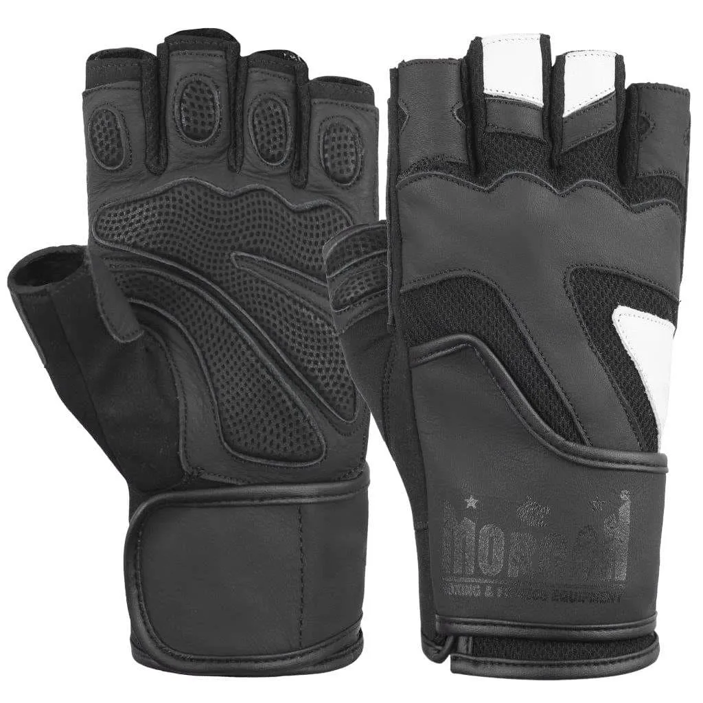 Morgan B2 Bomber Leather Weightlifting Gloves