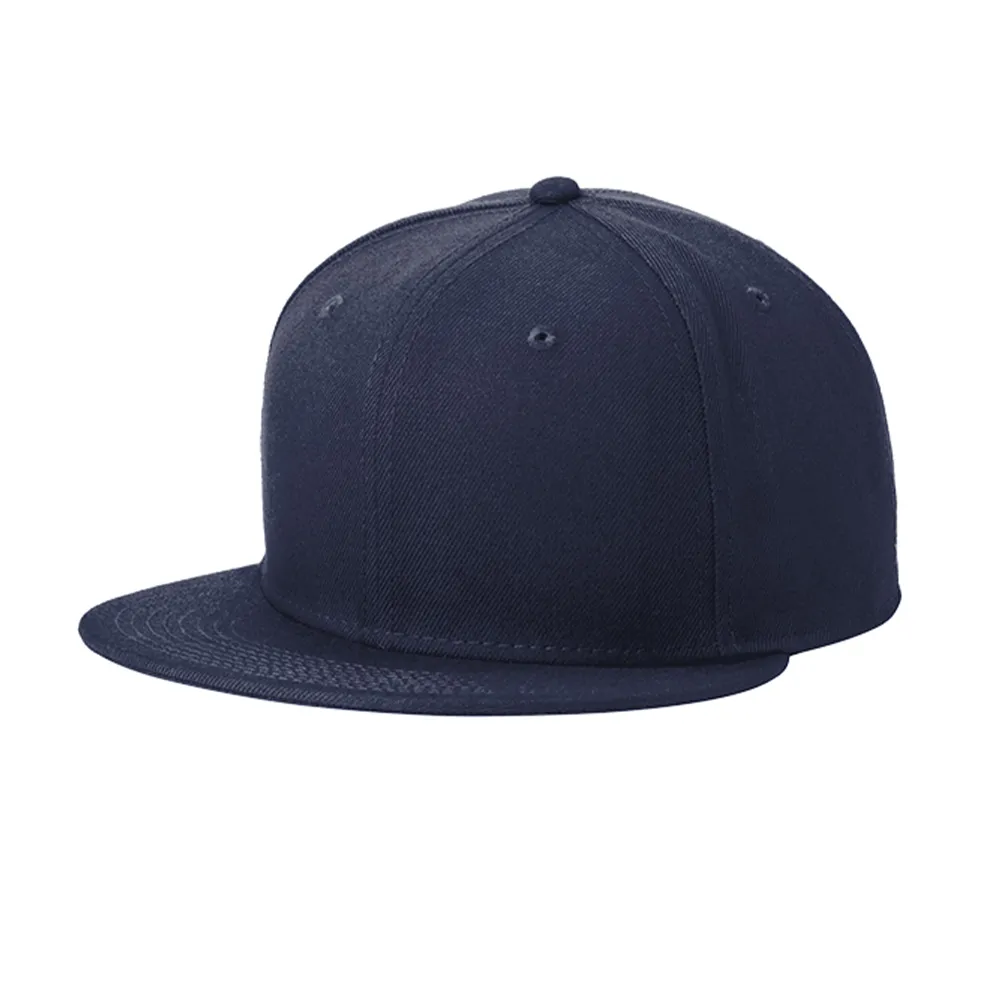 New Era ® Standard Fit Flat Bill Snapback Cap - Deep Navy