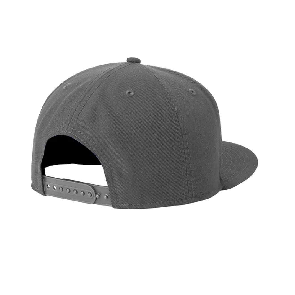 New Era ® Standard Fit Flat Bill Snapback Cap - Graphite