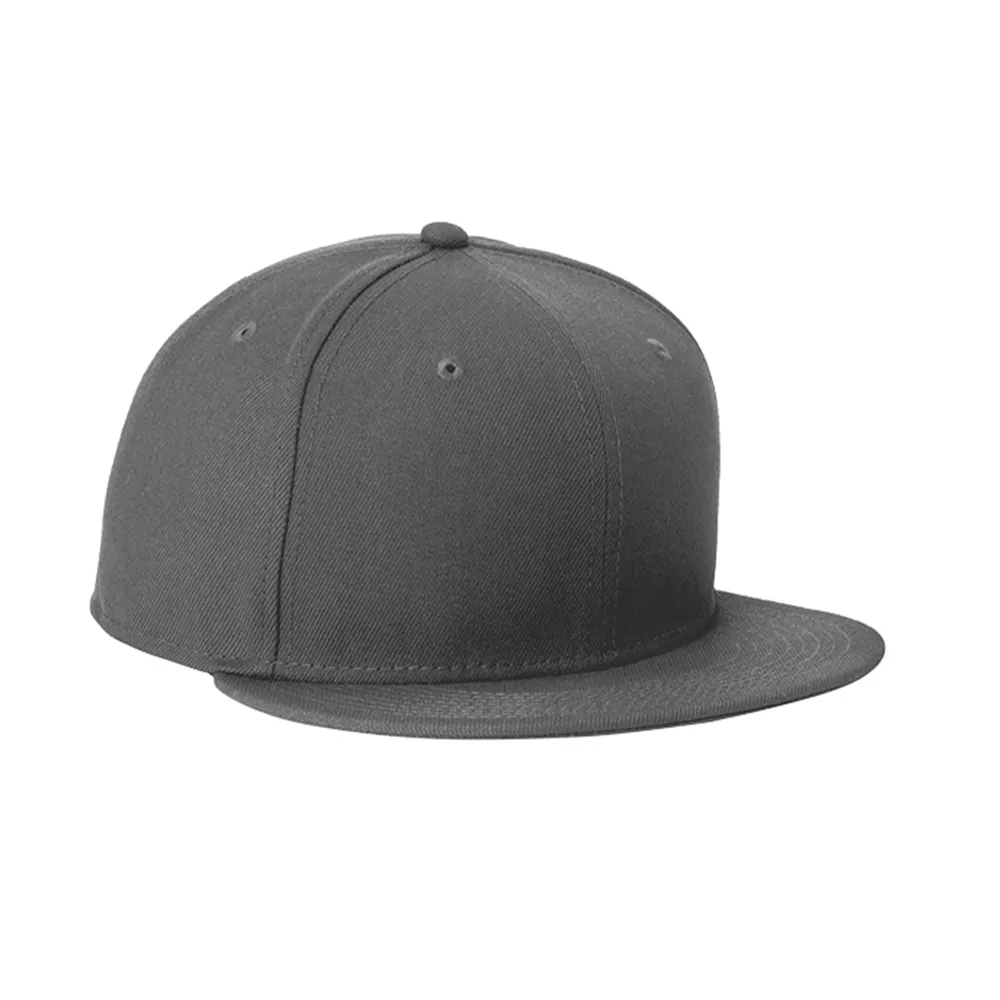 New Era ® Standard Fit Flat Bill Snapback Cap - Graphite