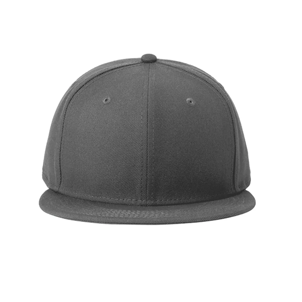 New Era ® Standard Fit Flat Bill Snapback Cap - Graphite