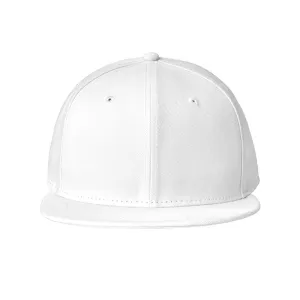 New Era ® Standard Fit Flat Bill Snapback Cap - White