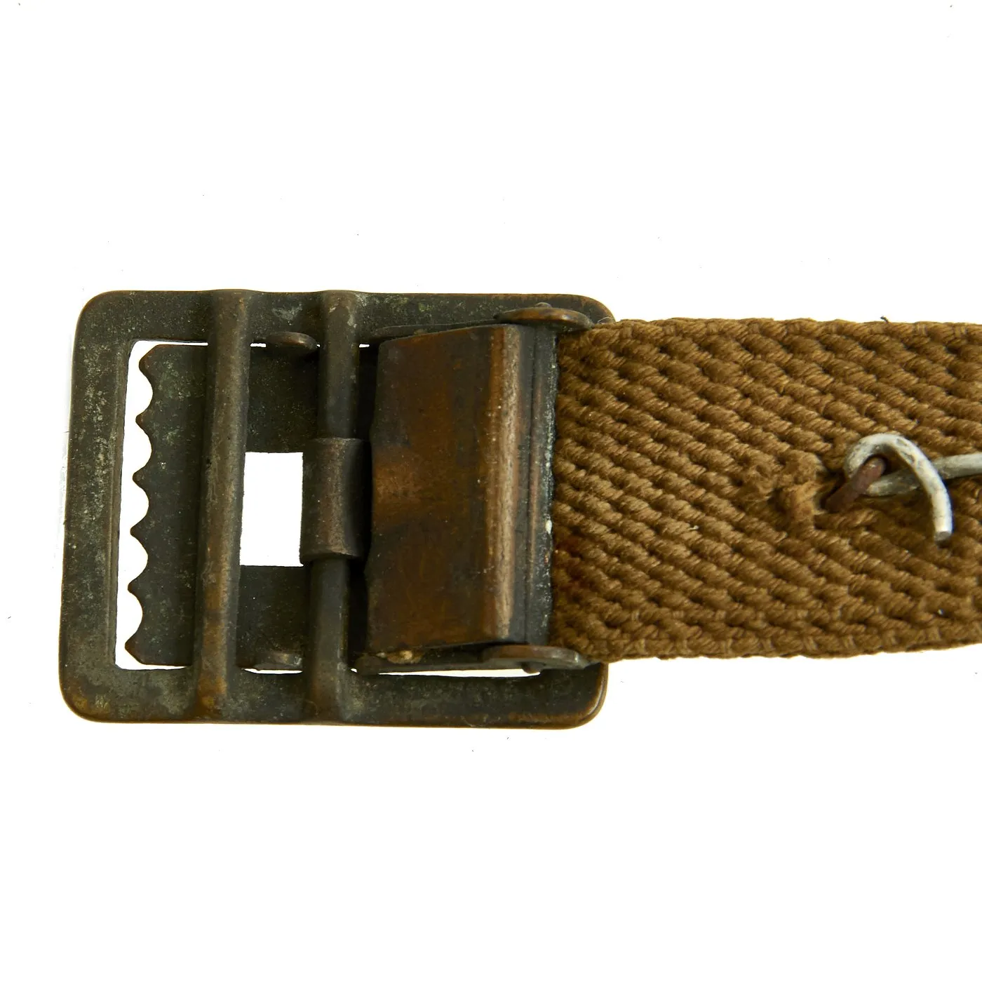 Original U.S. WWI Hate Belt made from U.S. Trouser Belt with 29 Attached Items