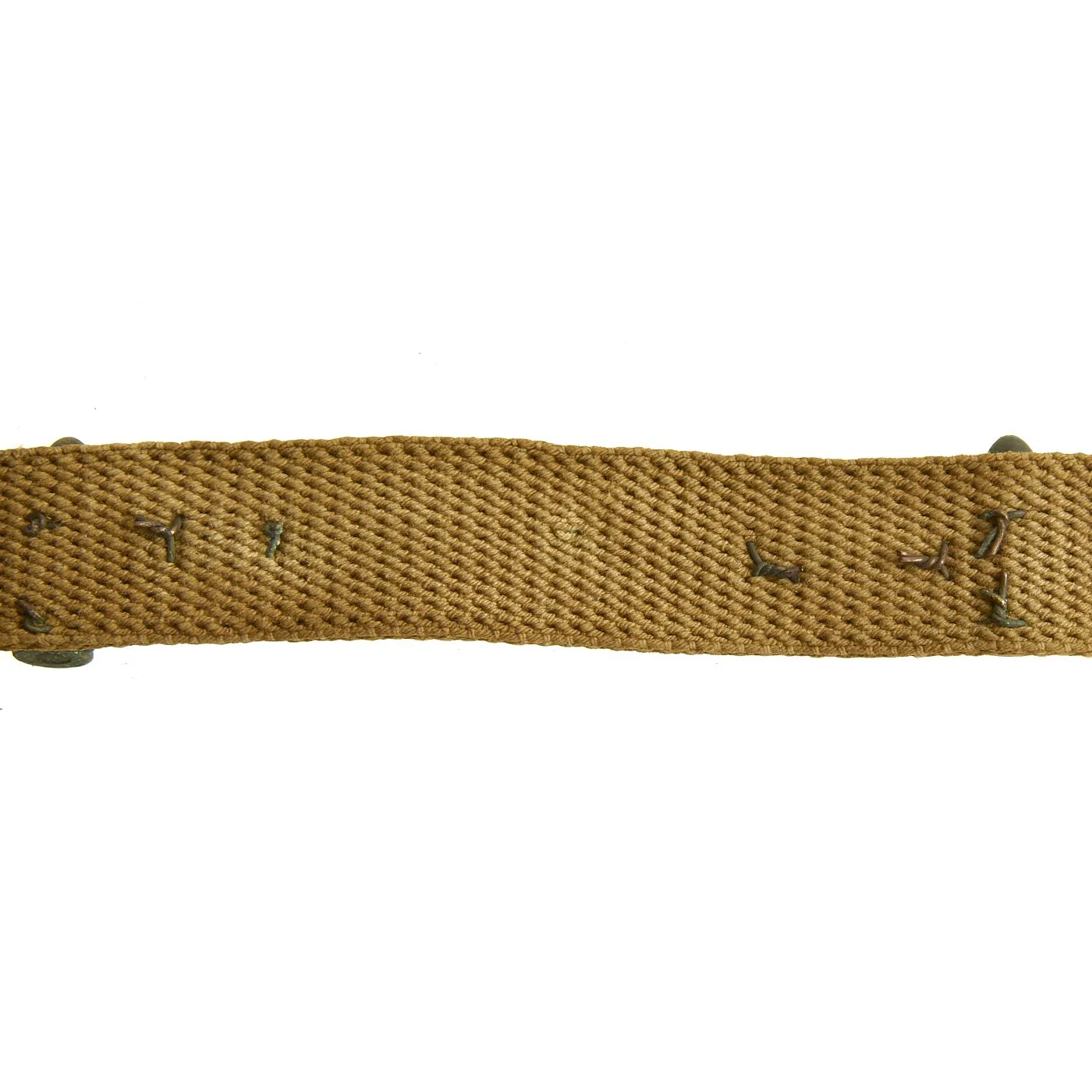 Original U.S. WWI Hate Belt made from U.S. Trouser Belt with 29 Attached Items