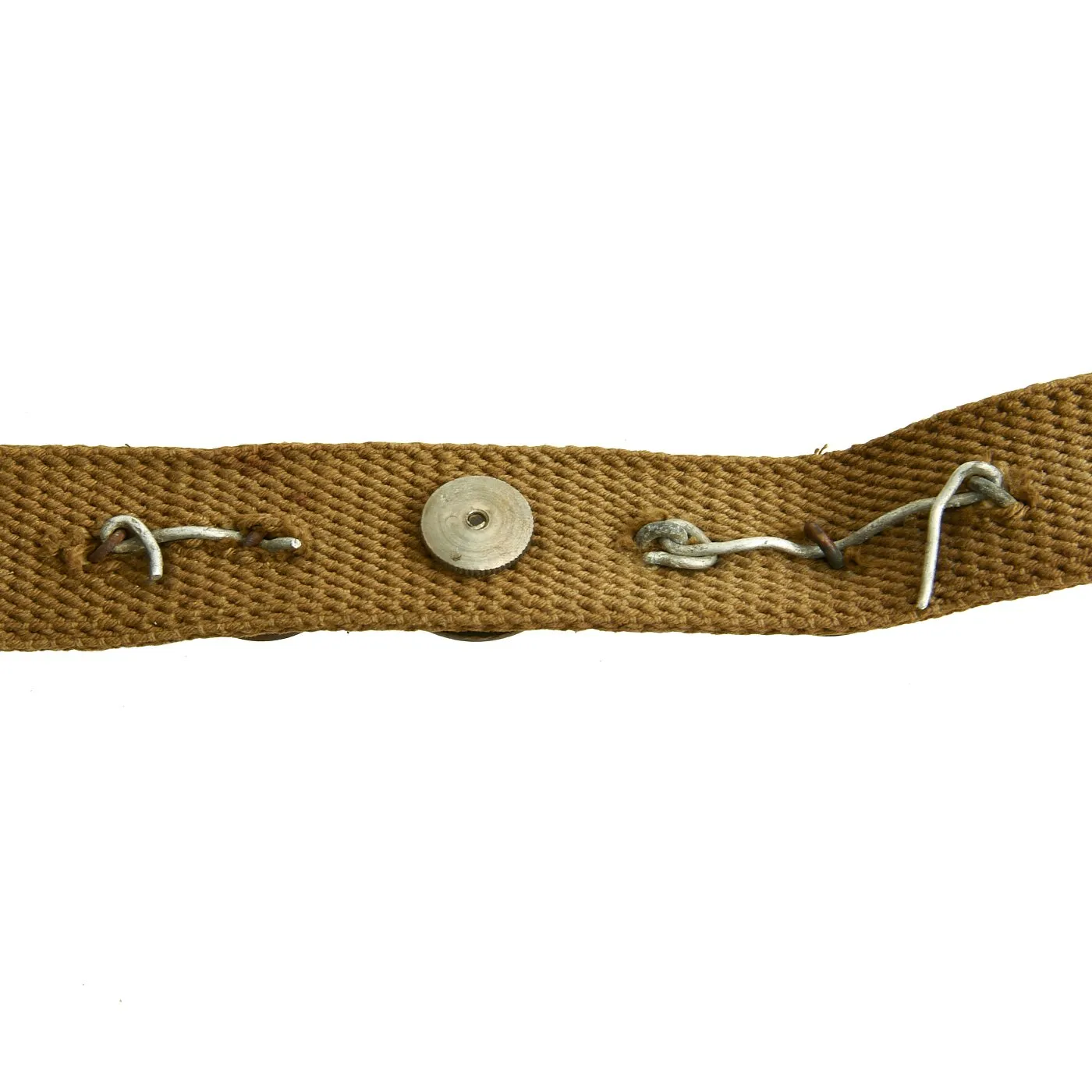 Original U.S. WWI Hate Belt made from U.S. Trouser Belt with 29 Attached Items