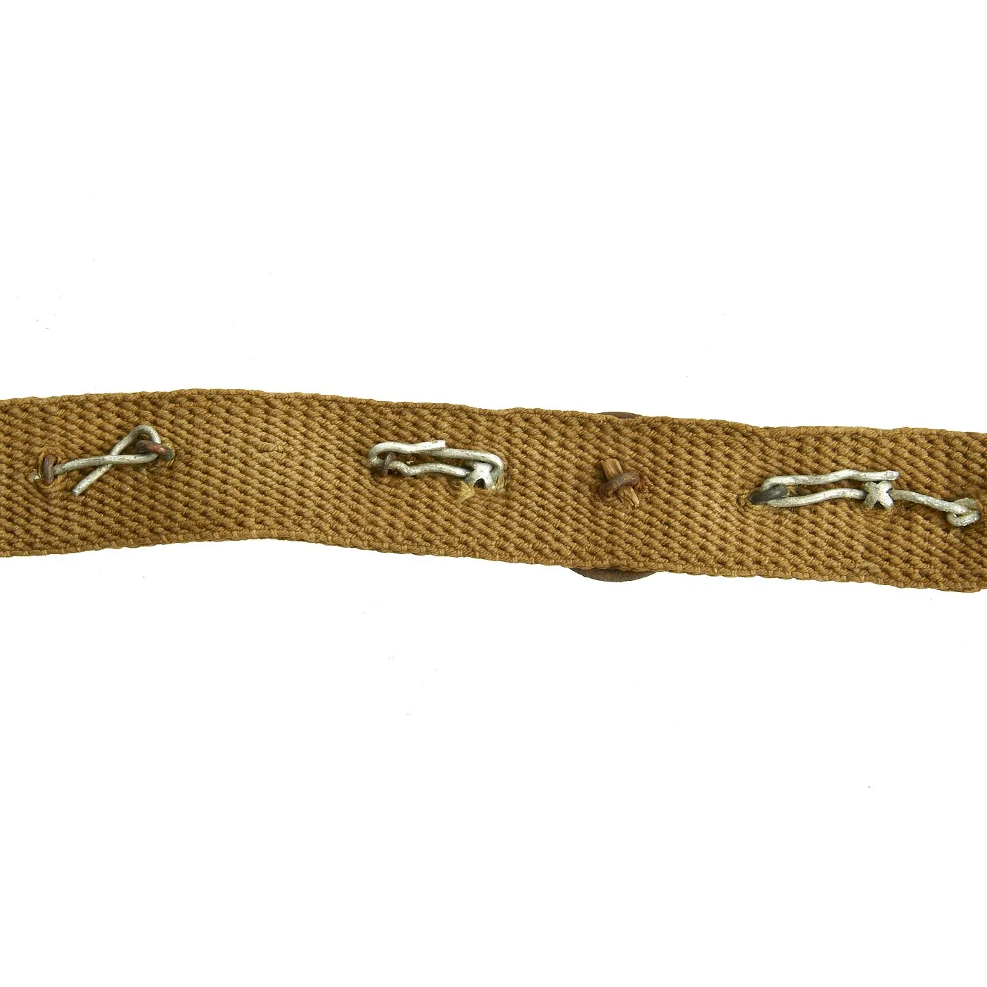 Original U.S. WWI Hate Belt made from U.S. Trouser Belt with 29 Attached Items