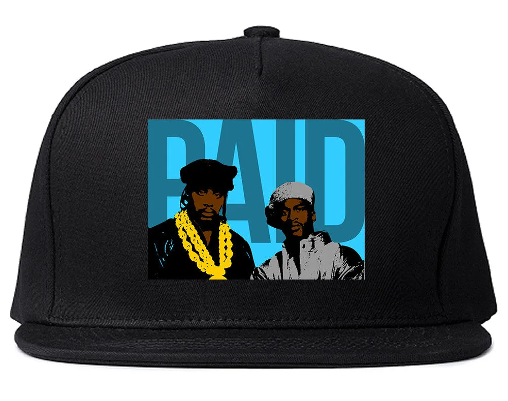 Paid In Full Artwork Snapback Hat Cap