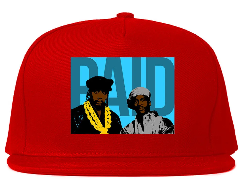 Paid In Full Artwork Snapback Hat Cap