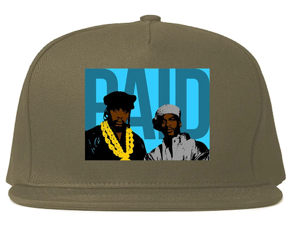 Paid In Full Artwork Snapback Hat Cap