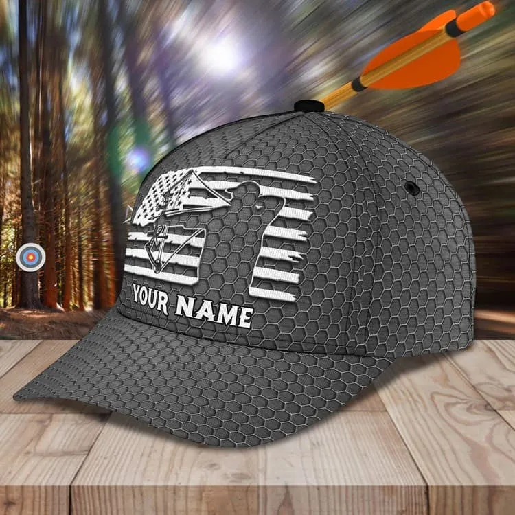 Personalized Archery Old Man Cap, I'm Old doesn't mean you're out of the range, Archery Hat for Grandpa