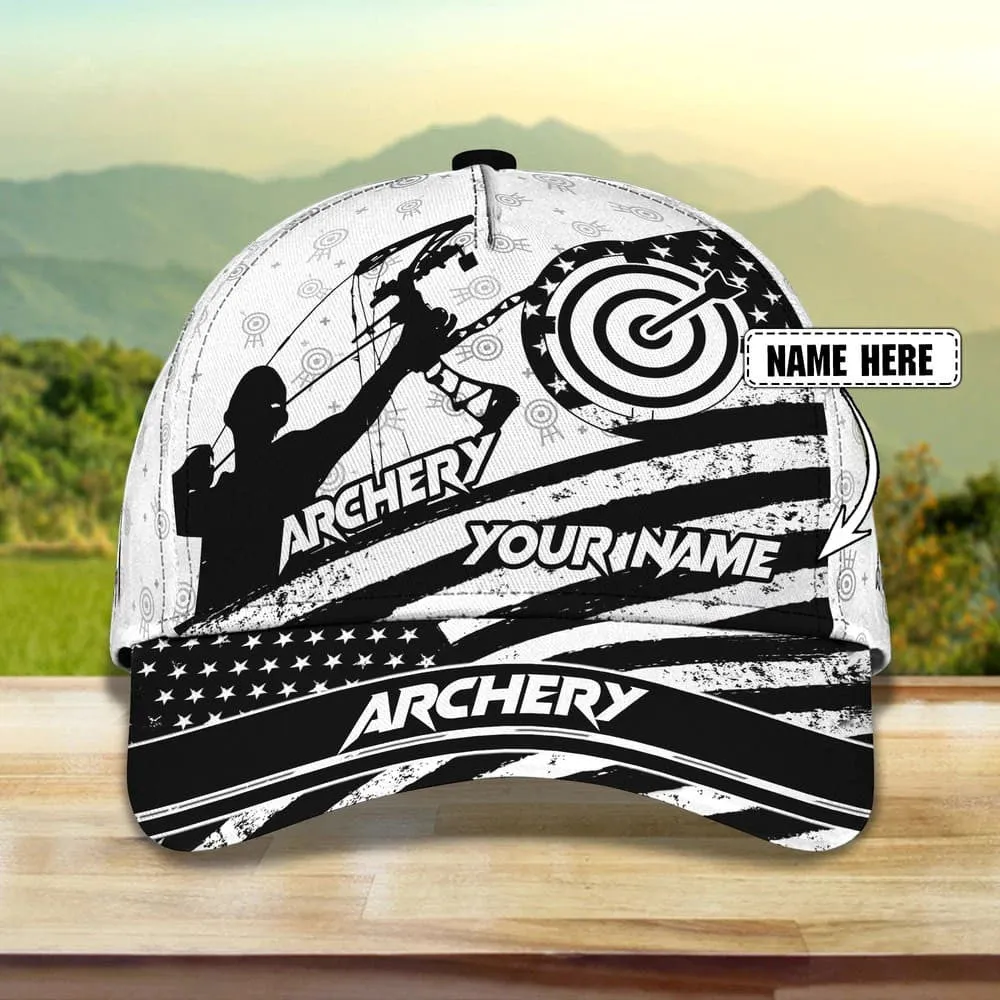 Personalized Archery Old Man Cap, I'm Old doesn't mean you're out of the range, Archery Hat for Grandpa