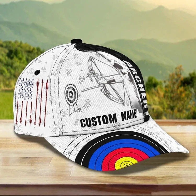 Personalized Archery Old Man Cap, I'm Old doesn't mean you're out of the range, Archery Hat for Grandpa