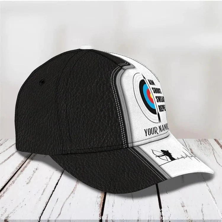 Personalized Archery Old Man Cap, I'm Old doesn't mean you're out of the range, Archery Hat for Grandpa