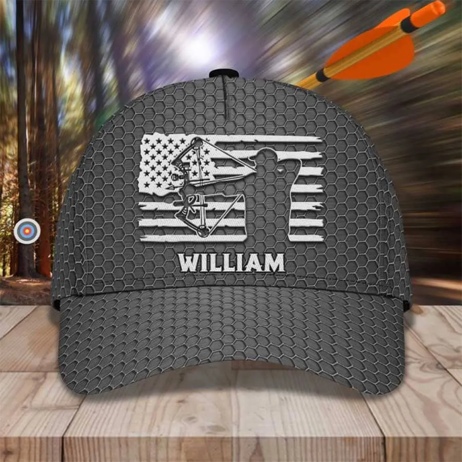 Personalized Archery Old Man Cap, I'm Old doesn't mean you're out of the range, Archery Hat for Grandpa