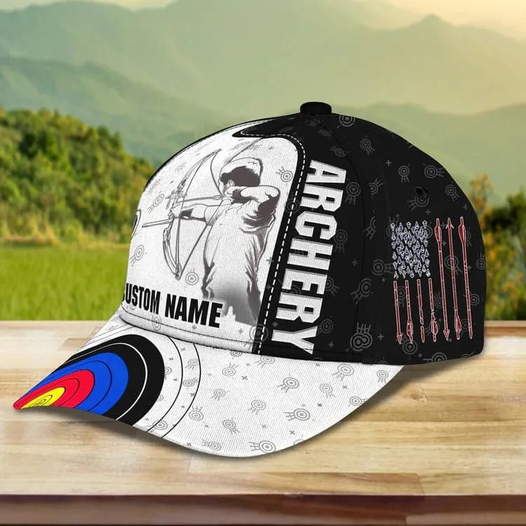 Personalized Archery Old Man Cap, I'm Old doesn't mean you're out of the range, Archery Hat for Grandpa