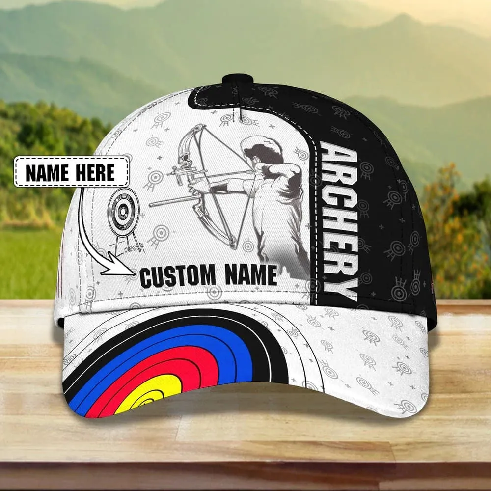 Personalized Archery Old Man Cap, I'm Old doesn't mean you're out of the range, Archery Hat for Grandpa