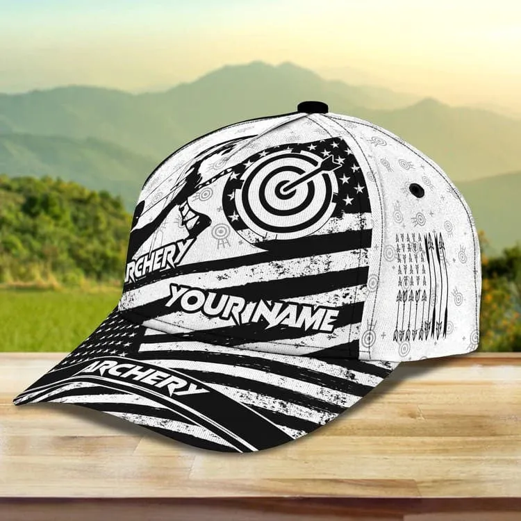 Personalized Archery Old Man Cap, I'm Old doesn't mean you're out of the range, Archery Hat for Grandpa