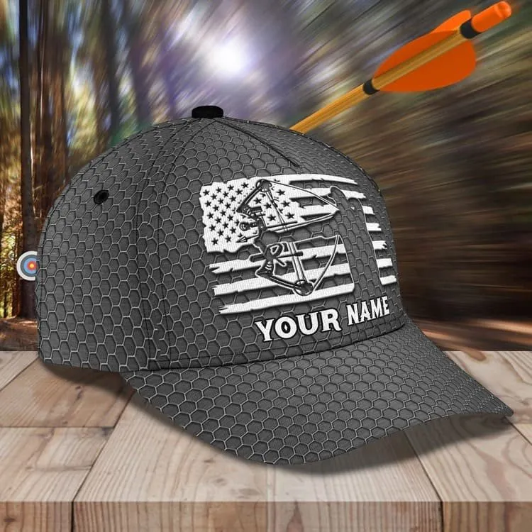 Personalized Archery Old Man Cap, I'm Old doesn't mean you're out of the range, Archery Hat for Grandpa