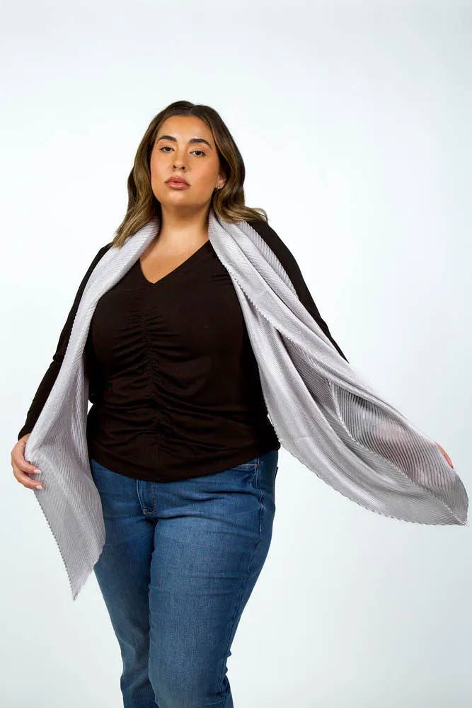 PLEATED RADIANCE WRAP