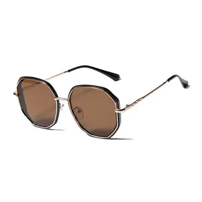 Ralferty Oversized Polygon Women's Sunglasses Big