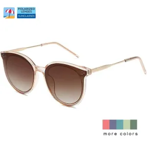 Retro Round Oversized Sunglasses for Women Mirrored Glasses - Louie