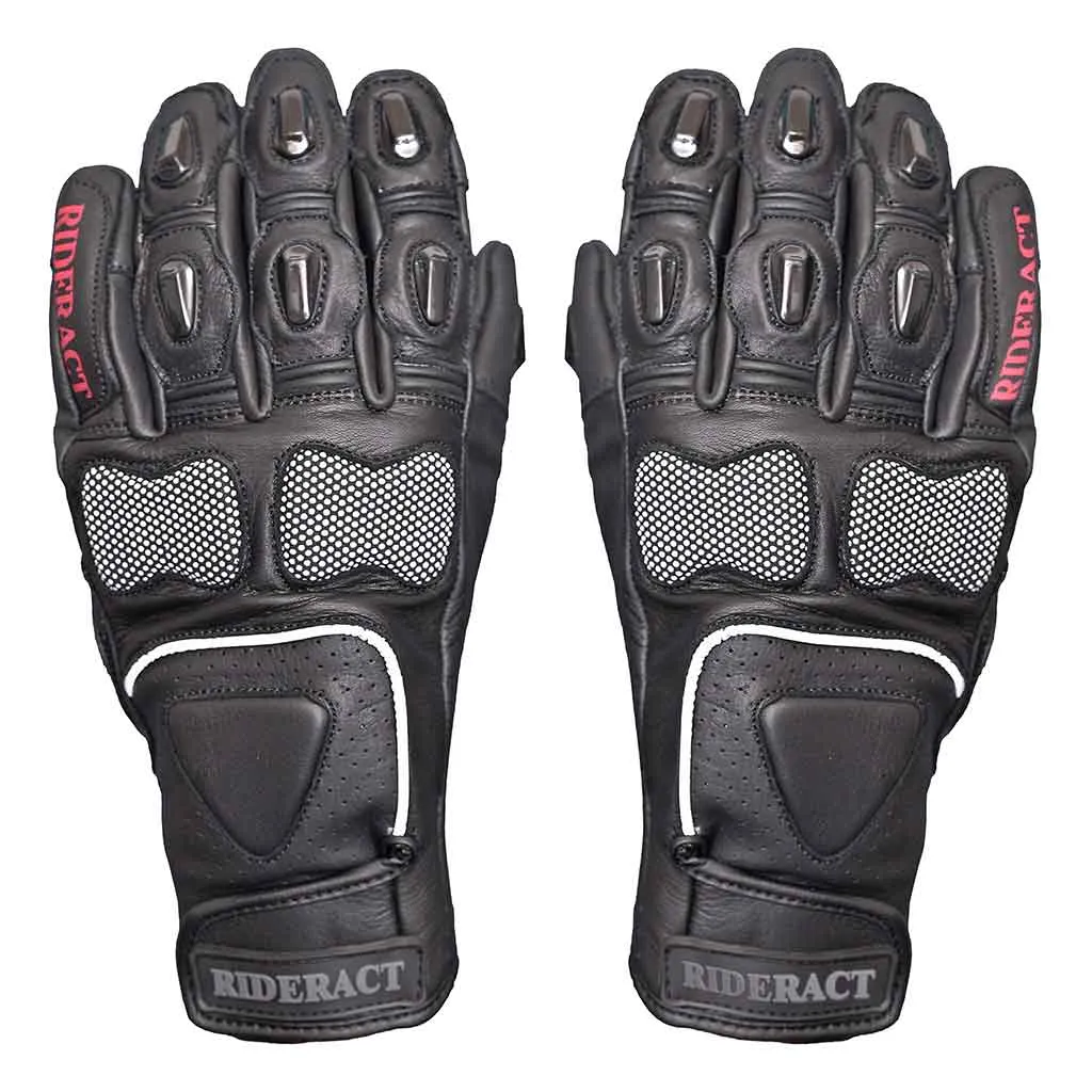 RIDERACT® Men Summer Motorcycle Gloves Rock’It Riding Gloves