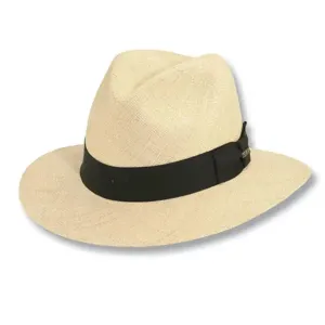 Scala Berkley - Panama Straw Fedora Hat (Closeout)