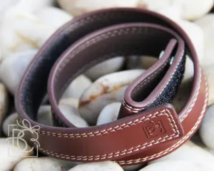 Solid Genuine Leather Velcro Belt