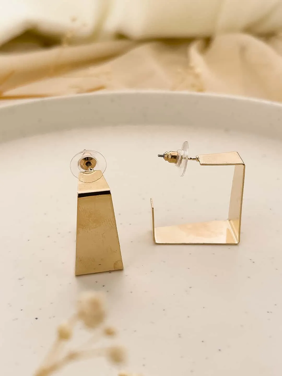 Square Design Earrings