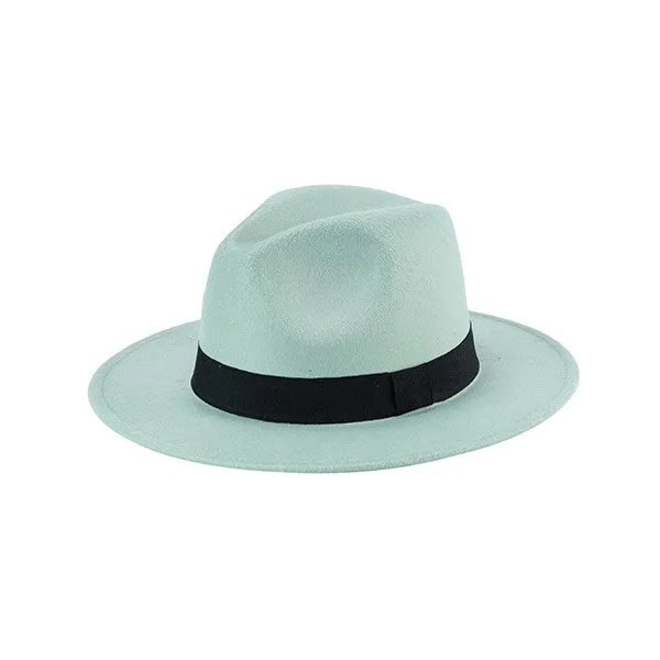 SUEDE FELT FASHION FEDORA