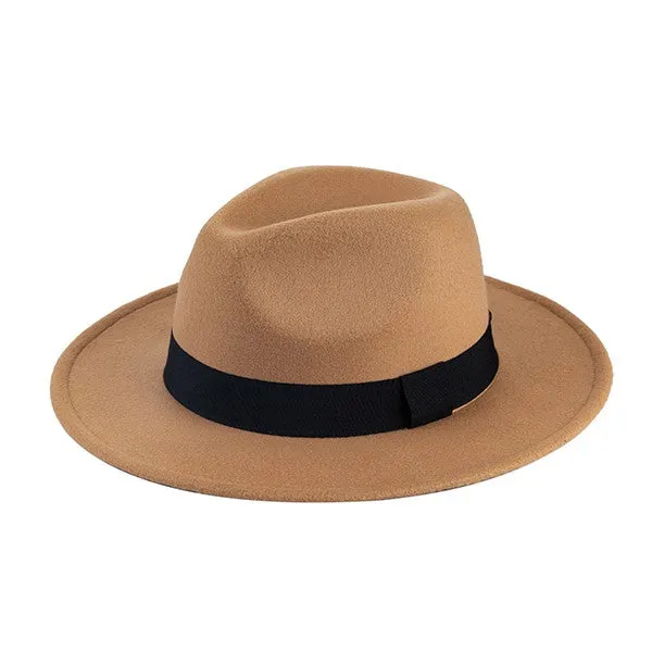 SUEDE FELT FASHION FEDORA