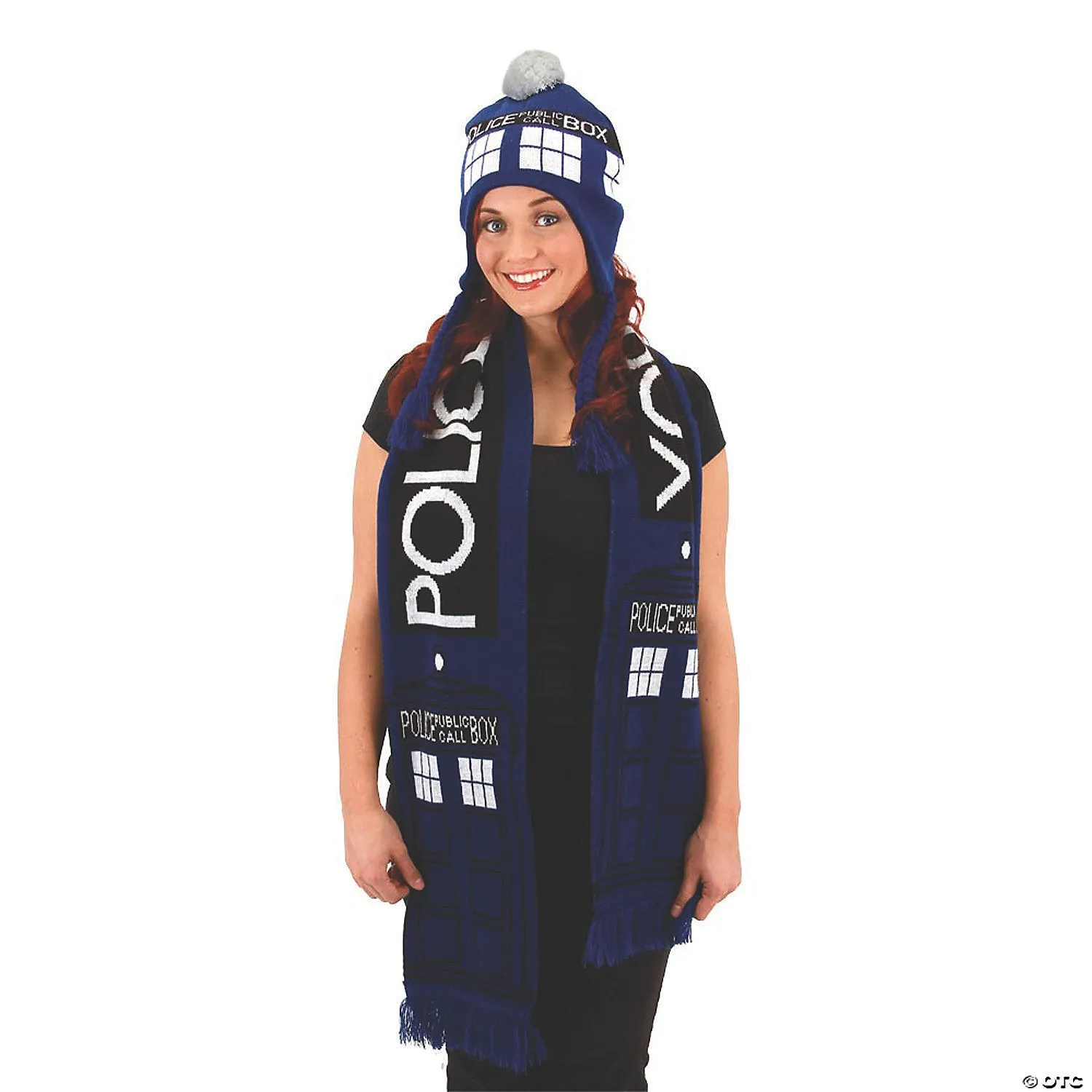 Tardis scarf