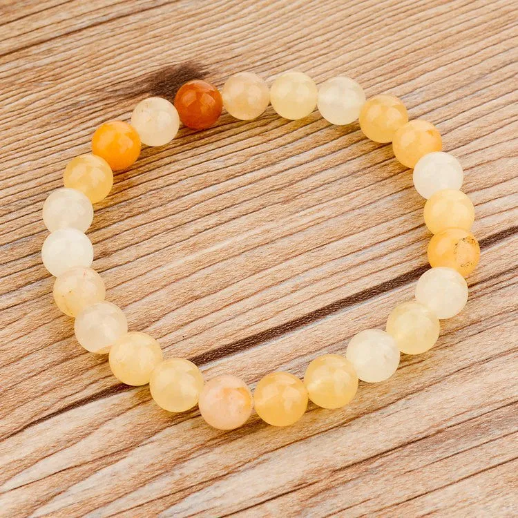 Tiger Eye Love Buddha Natural Stone Bracelet For Women & Men