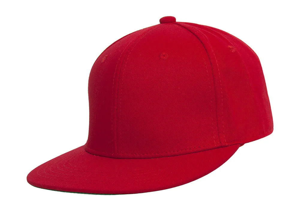 TopHeadwear Cotton Flat Bill Snapback