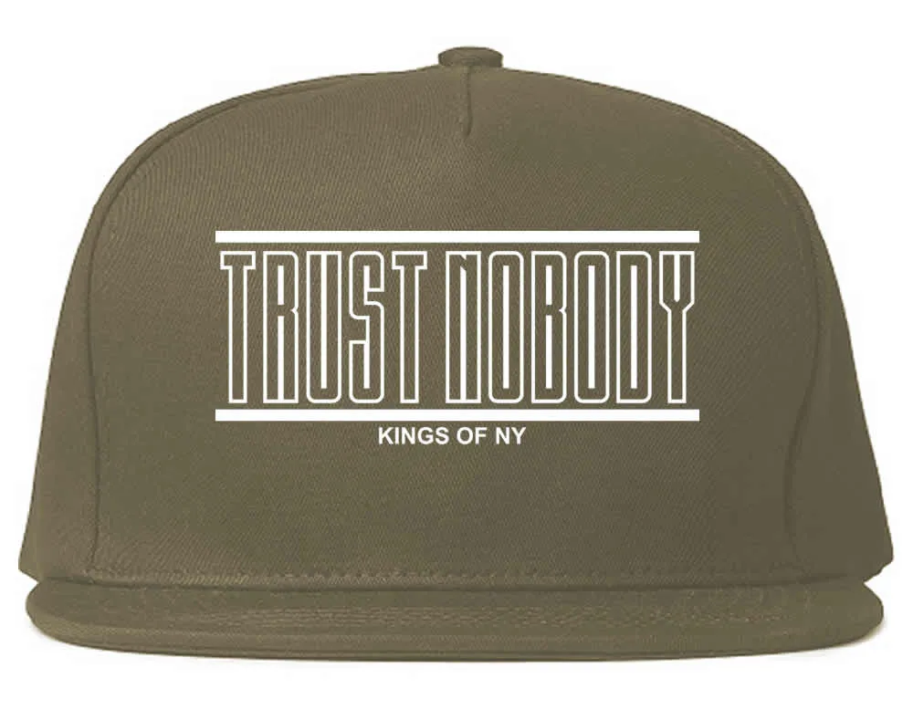 Trust Nobody Snapback Hat Cap