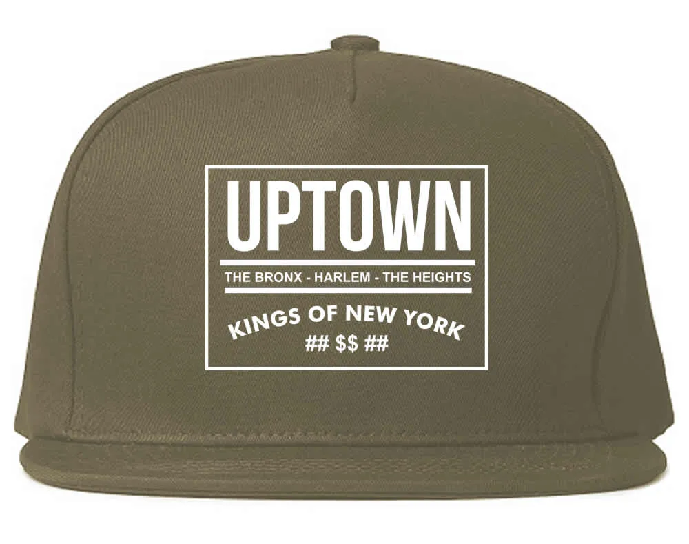 Uptown Bronx Harlem Washington Heights Snapback Hat Cap