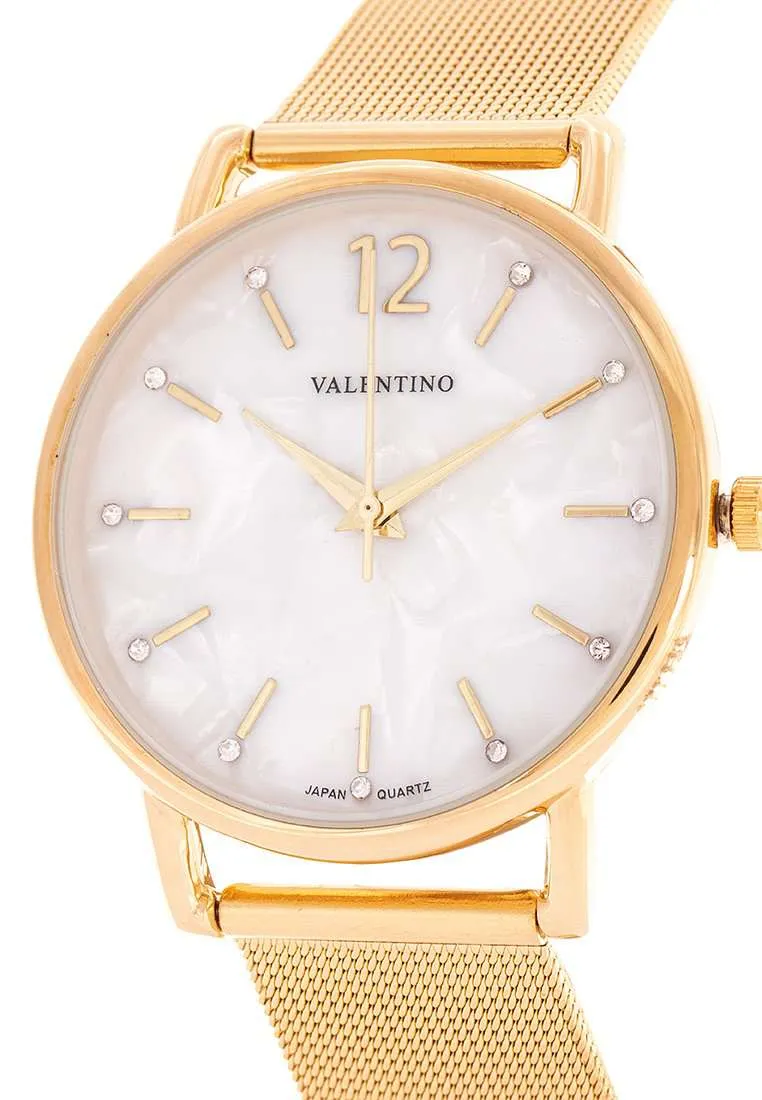 Valentino 20122227-MOP DIAL Stainless Steel Band Watch for Women