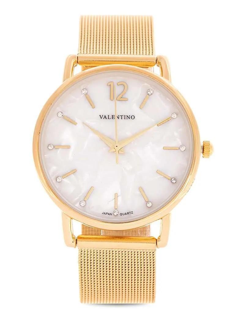 Valentino 20122227-MOP DIAL Stainless Steel Band Watch for Women