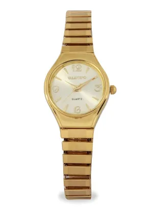 Valentino 20122279-GOLD DIAL Stainless Steel Watch for Women