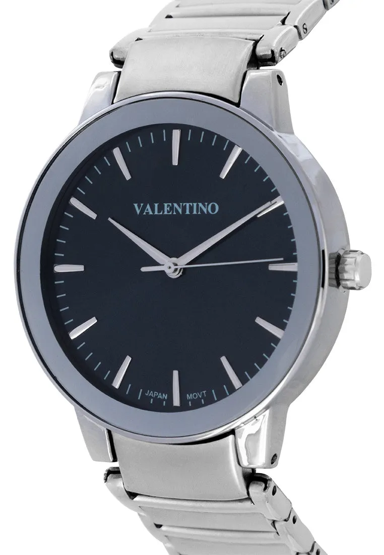 Valentino 20122356-BLUE DIAL Stainless Steel Strap Analog Watch for Men