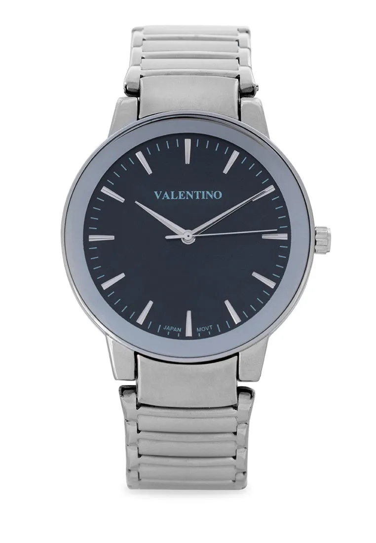 Valentino 20122356-BLUE DIAL Stainless Steel Strap Analog Watch for Men