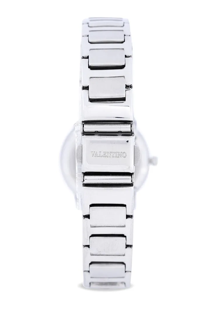 Valentino 20122360-WHITE DIAL Stainless Steel Strap Analog Watch for Women