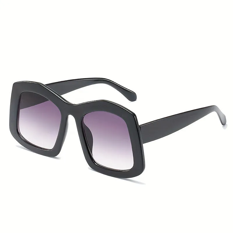 Y2K  Candy Color Irregular Frame Oversized Sunglasses