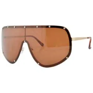 YOKO Brown Oversized Sunglasses